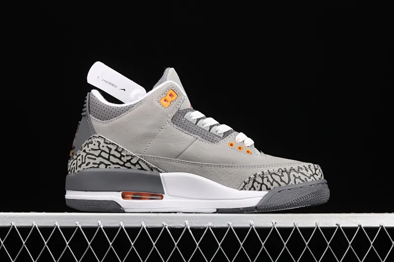 All categories Air Jordan Jordan series basketball shoes Air Jordan 3 J version Air Jordan 3 "Cool Grey" AJ3 Joe 3 Gray Wolf CT8532-012